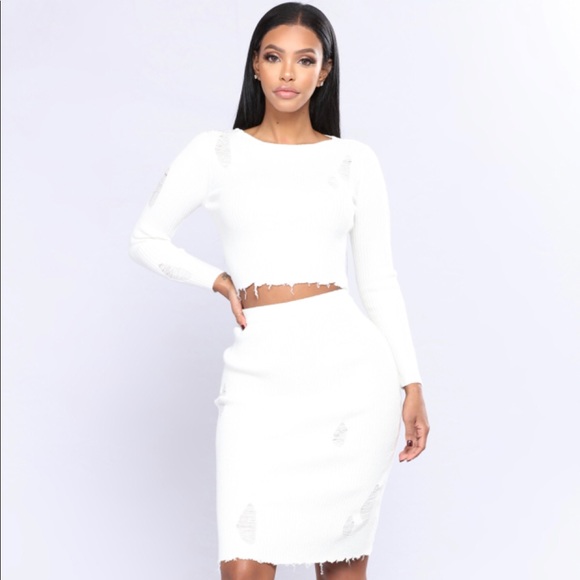 Fashion Nova Dresses & Skirts - Fashion Nova knit skirt set